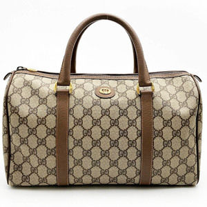 GUCCI Boston Bag Mini Brown GG Supreme